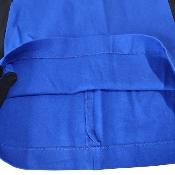 Ann Taylor Blue and Black Stretchy Skirt Size 2 - Picture 7 of 7